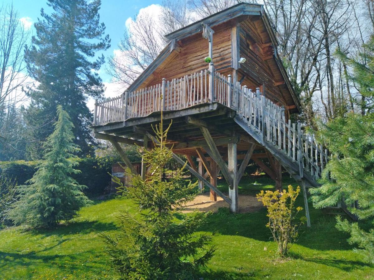 La Cabane A L'Oree Des Bornes Эвир Экстерьер фото