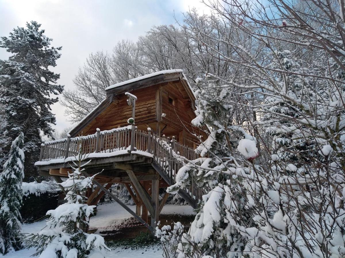 La Cabane A L'Oree Des Bornes Эвир Экстерьер фото